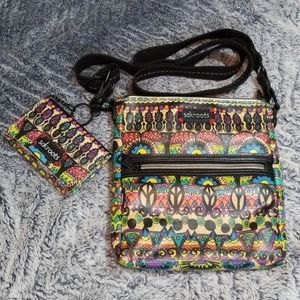 Sakroots crossbody purse and wallet NWOT